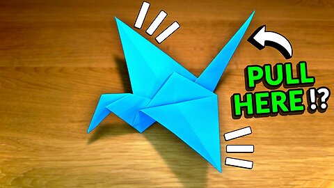 Origami Flapping Paper Bird _ Fun & Easy Origami