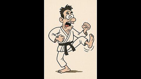 He knows Karate