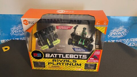 Hexbug BattleBots Platinum Rivals unboxing! | Beyblade Zenin!