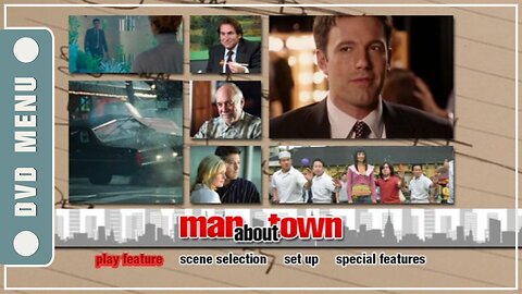 Man About Town - DVD Menu