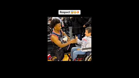 Basketball respect 🏀😎