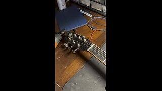 Acoustic guitar Bridge repair completed