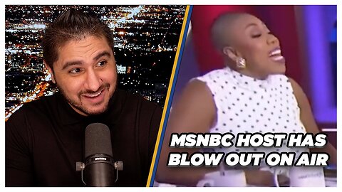 Woke MSNBC Host Throws Tantrum & Slams Desk On Live TV | Drew Hernandez