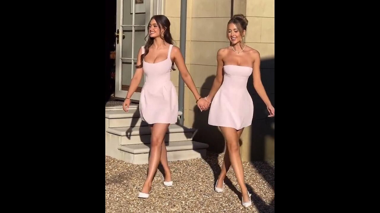 Both of you look very beautiful