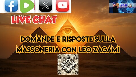 LIVE CHAT DOMANDE E RISPOSTE SULLA MASSONERIA CON LEO ZAGAMI