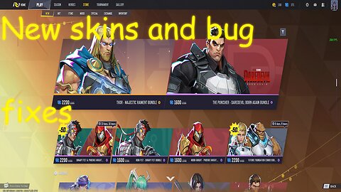 Bug fixes and new skins: Marvel Rivals