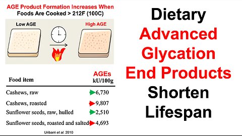 Dietary AGE Products Shorten Lifespan On A Calorie Restricted Diet