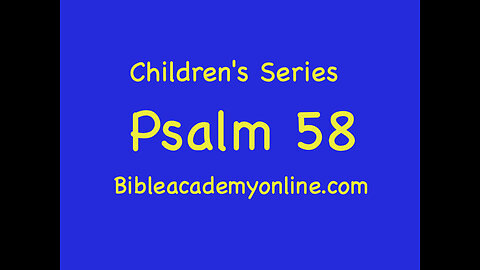 CS Psalm 58