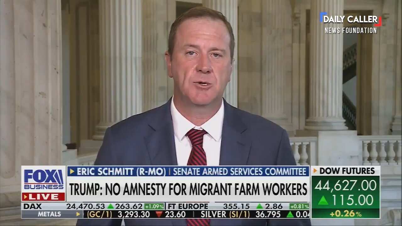 Sen. Eric Schmitt: 'American Workers Will Do the Jobs'
