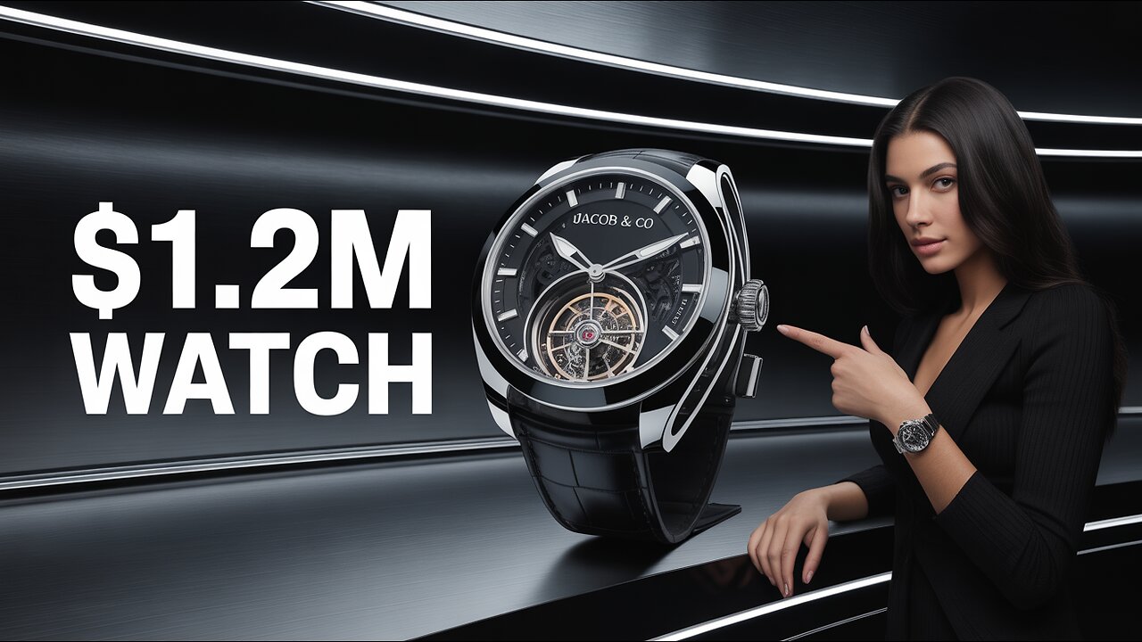 $1.2M Jacob & Co Bugatti Chiron Tourbillon Watch – Ultimate Luxury Timepiece