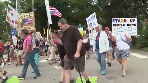 The Hippies Are Back & They Ain't Happy…Tens And Tens Showed Up For Rage Against The Regime Protests