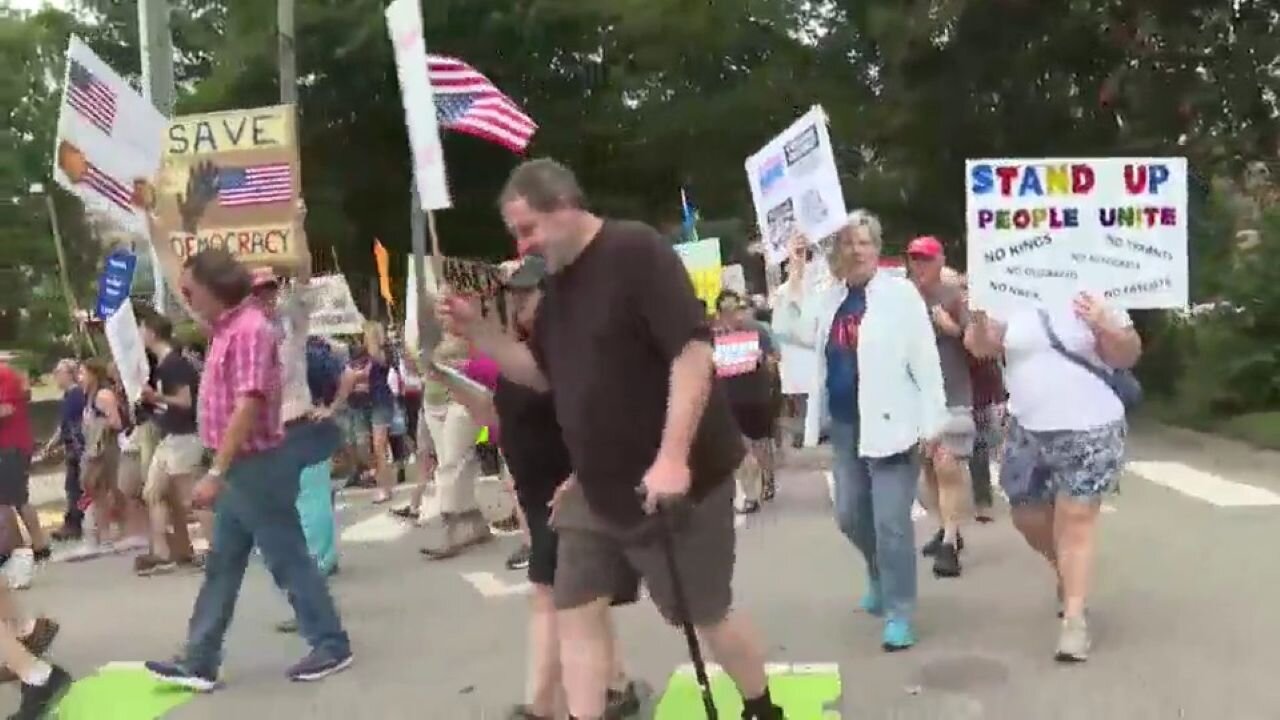 The Hippies Are Back & They Ain't Happy…Tens And Tens Showed Up For Rage Against The Regime Protests