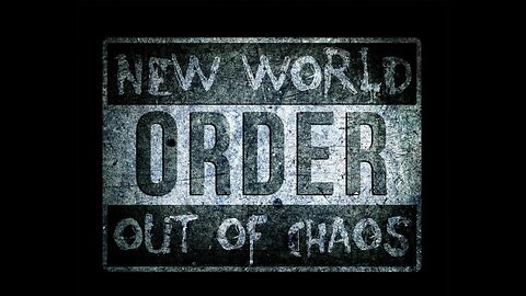 Out Of The Chaos That They Create