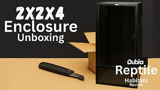 Unboxing the Best 2x2x4 Reptile Enclosure? | Reptile Habitats Review