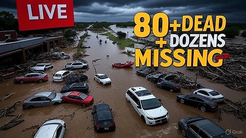 🛑 LIVE Now: Texas Floods Turn Deadly — 80+ Lives Lost & Dozens Missing!