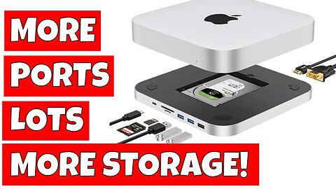 Add More USB HDMI Ports & SSD Storage For Your Mac Mini Or PC Quality Addicts USB C Hub Dock