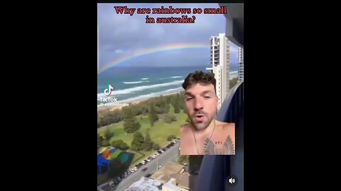 Why Are Rainbows Smaller Down Under?