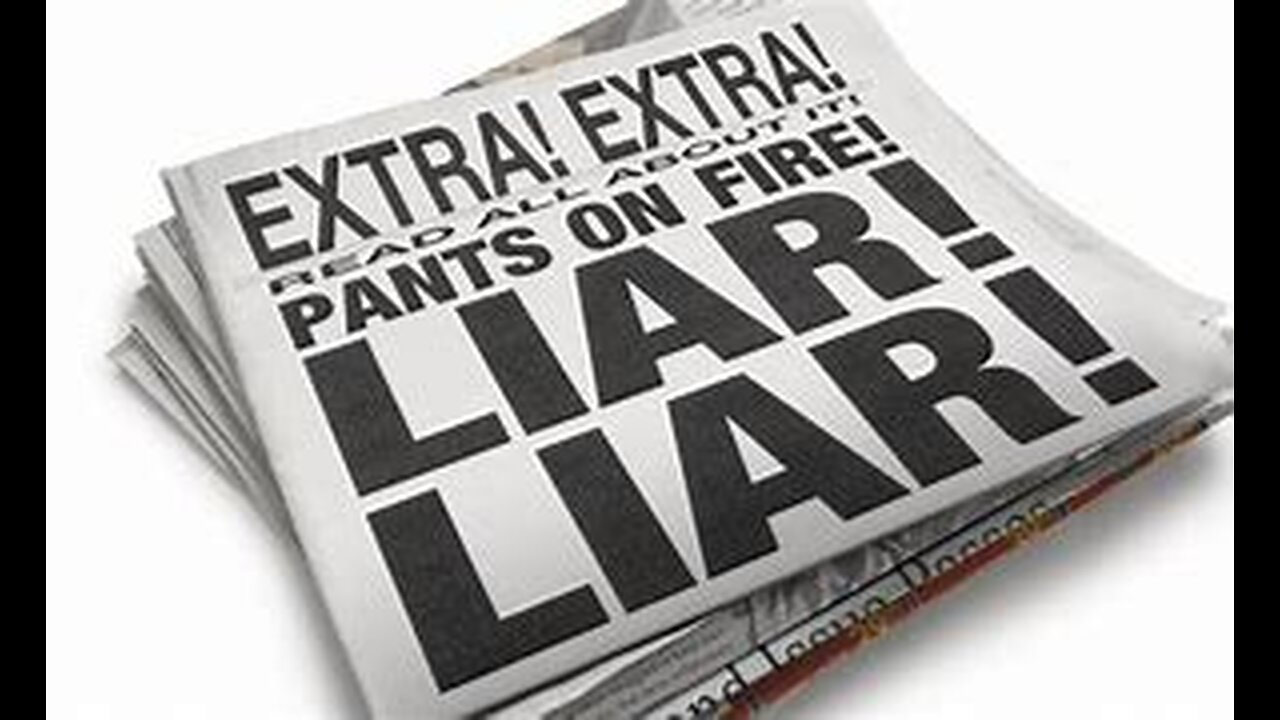 Mainstream Media doesn't know how to tell the truth