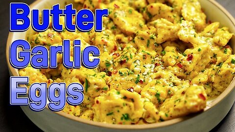 Butter Garlic Eggs Recipe