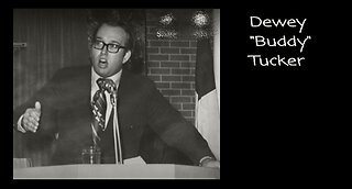 Dewey Tucker - God's laws would end crime & Mongrelization