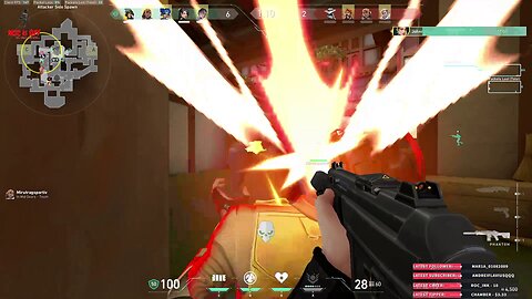 Plastic aim .. but 4 enemies eliminated in Valorant
