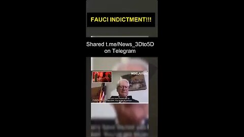 The Smarmy Little Demon Trapped: Fauci Indicted