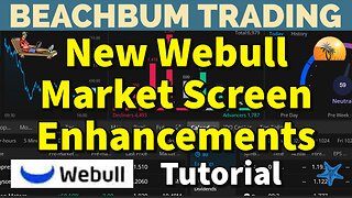 New Webull Market Screen Enhancements | Webull Tutorial
