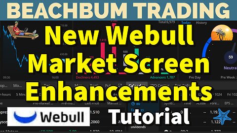 New Webull Market Screen Enhancements | Webull Tutorial