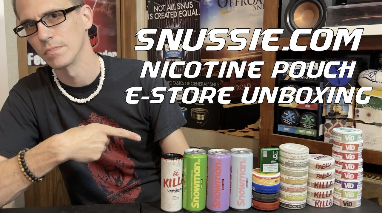Snussie.com (Nicotine Pouch E-Store) Unboxing (April 2025)