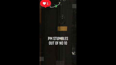 Sir Keir Starmer suffered a stumble when leaving No 10 today as he stepped out on to the street.