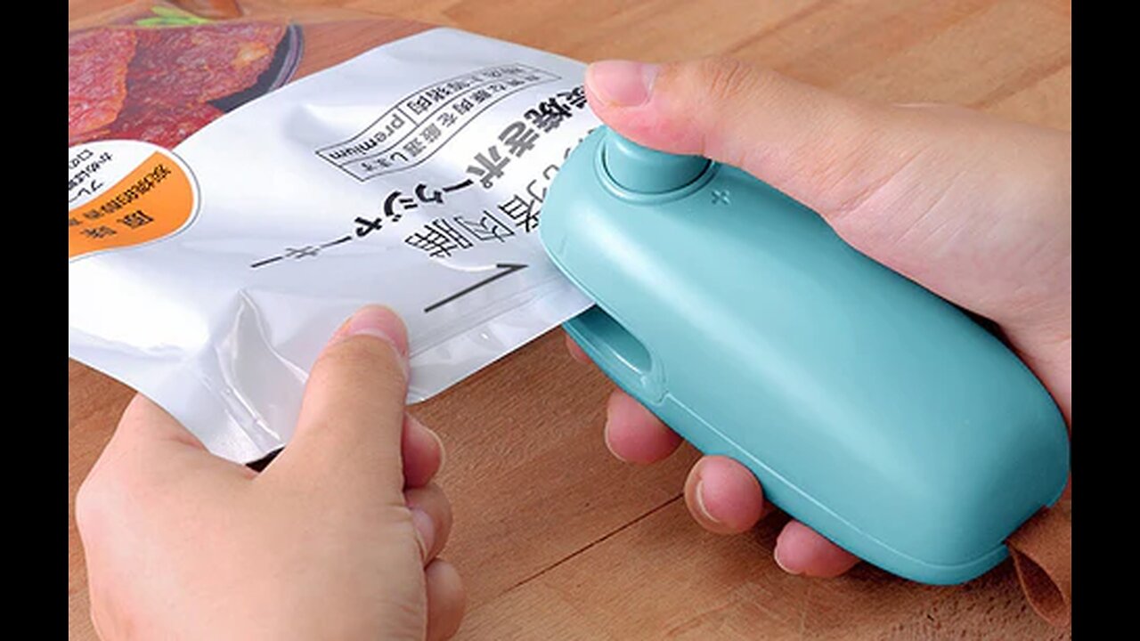 Mini Portable 2-in-1 Bag Sealer & Cutter For Food Storage, Keep Everything Fresh