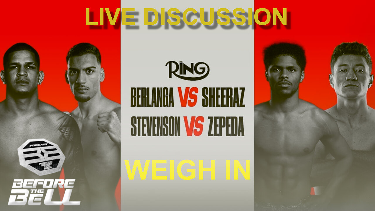 Shakur Stevenson vs William Zepeda: Weigh In | LIVE COMMENTARY