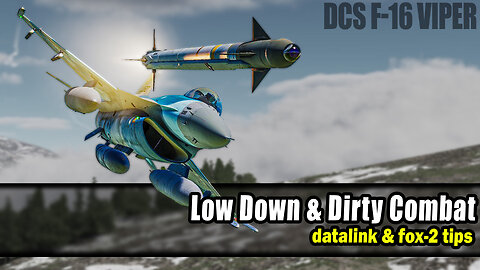 DCS F-16 Growling Sidewinder Dominance PvP | Close Combat Tips