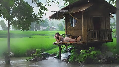 Heavy Rain And Thunderstorm Sounds for Sleeping | Rain Sounds for Sleeping