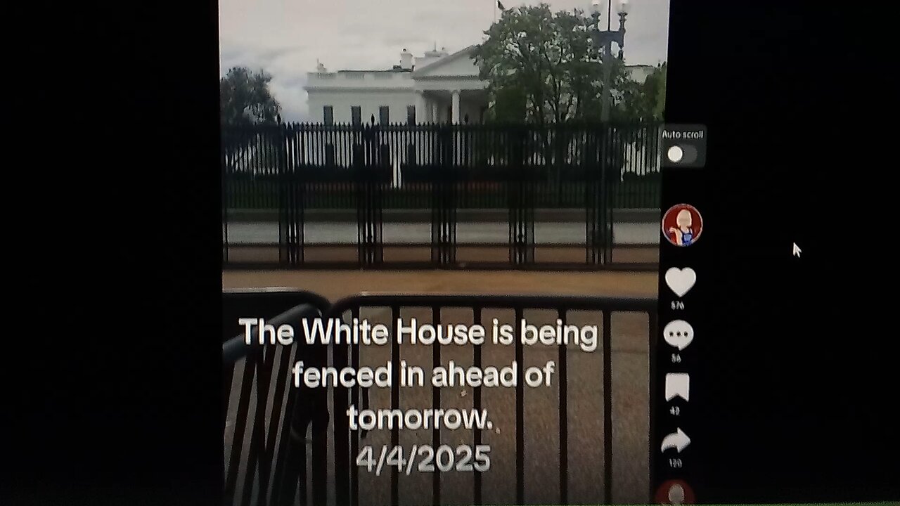 White House prepped for protest