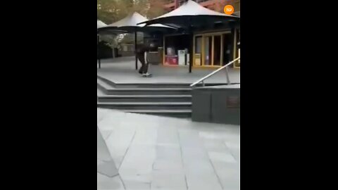 Simplang Trip 251: Skating jump collision to a motorbike accidentally fell down to sit ups exercise.