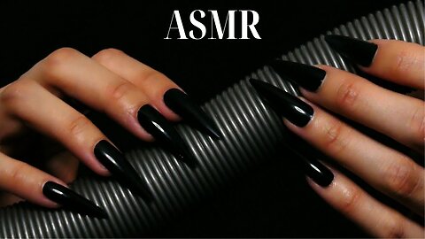 ASMR Scratching Ridged Plastic (no talking, no tapping)
