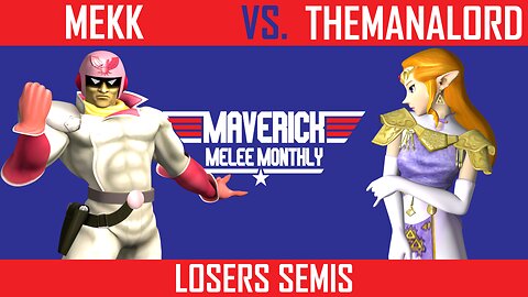 Mekk (Falcon) vs. TheManaLord (Zelda) - Losers Semis | The Maverick Melee Monthly