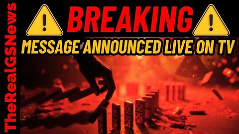 THE WORLD JUST RECEIVED A DISTURBING MESSAGE