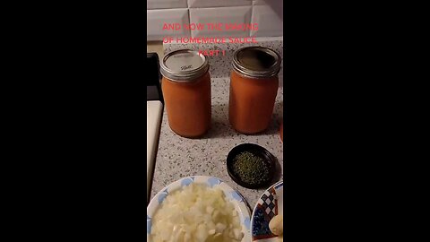 starting to make tomato sauce