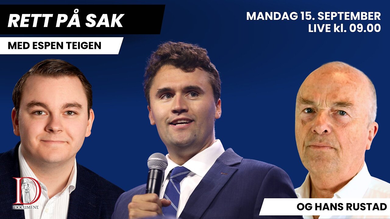 Charlie Kirk og medias totale nedsmelting | Rett på sak 15. september