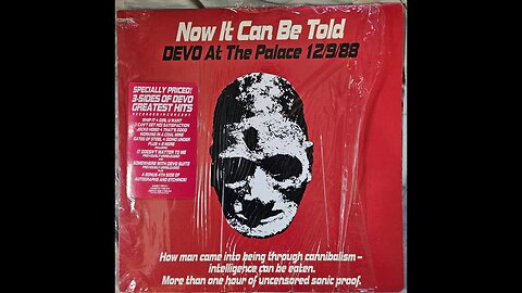 Devo - Now It Can Be Told: DEVO at the Palace 12/9/88 (1988) [Full Album] Vinyl Rip