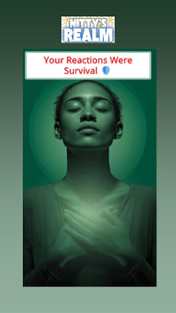 Your Reactions Were Survival 🛡️