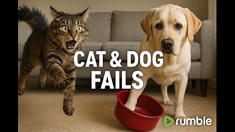 №1 Cat & Dog Fails Compilation 🐾 | Try Not to Laugh!