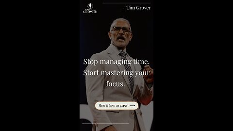 Stop managing time. Start mastering your focus. 🧠💥