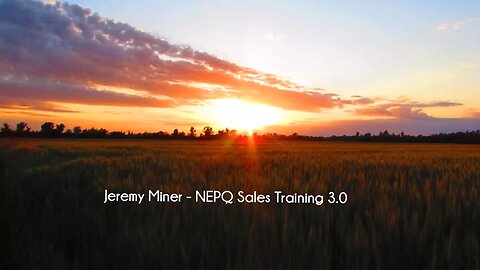 Jeremy Miner - NEPQ Sales Training 3.0(CoursesLibrary.com)