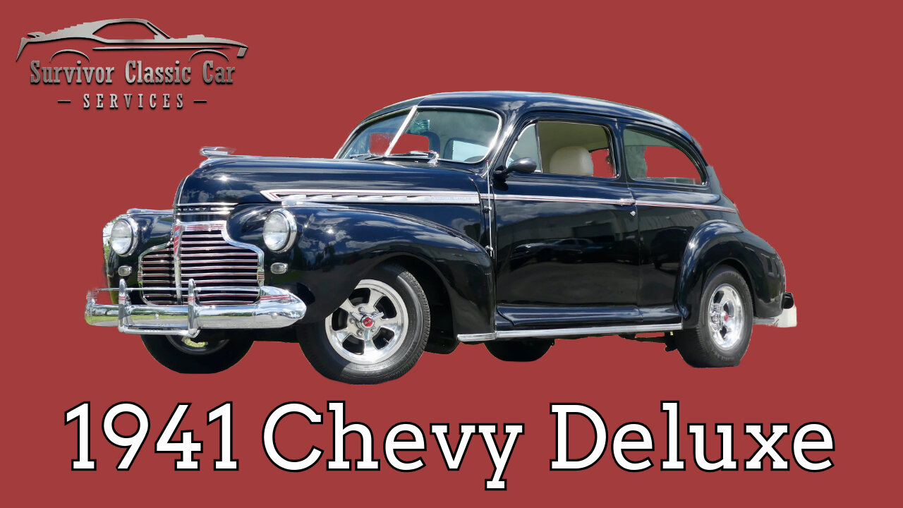Clean 1941 Chevrolet Deluxe Streetrod Coupe. 350CID V8, 700R4 Auto Trans, A/C. For Sale!!