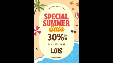 Sale 30 % off GlowFace.Store Code LOIS save 💗💗💗💗June 2-22