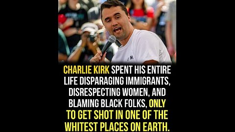 Charlie Kirk 🔫…..🚨🗞️
