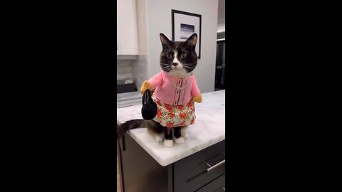 just funny cat what the hell